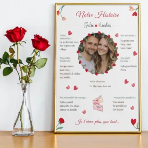 Affiche A3 st valentin