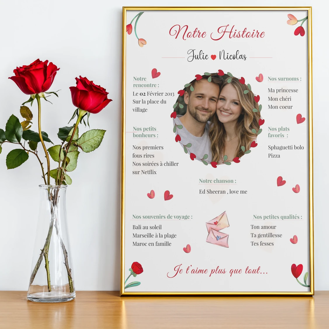 Affiche A3 st valentin