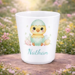 Gobelet thème Pâques Poussin