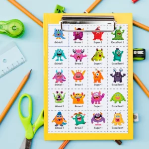 Bon point Monstre rigolo