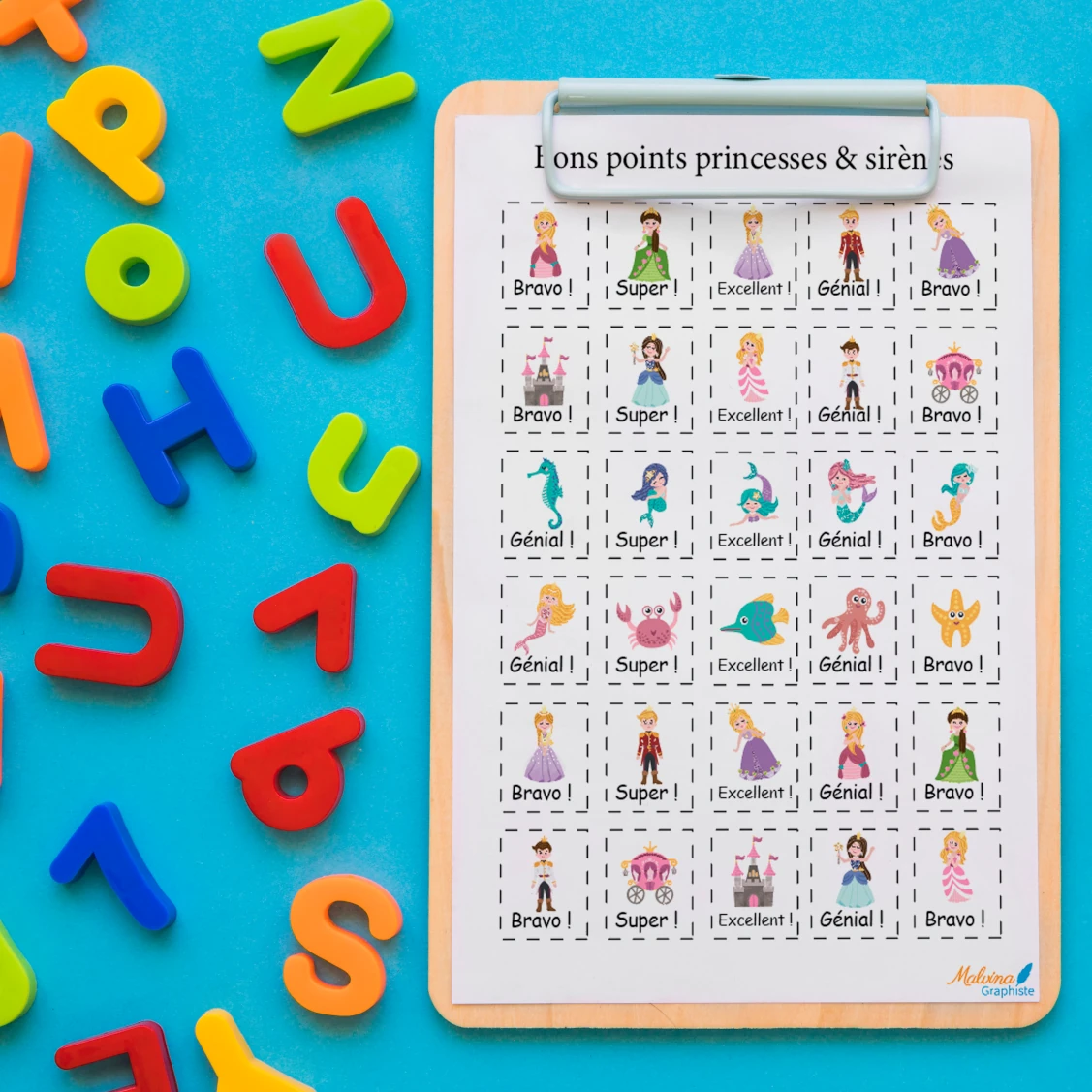 Bon point Princesses et Sirènes