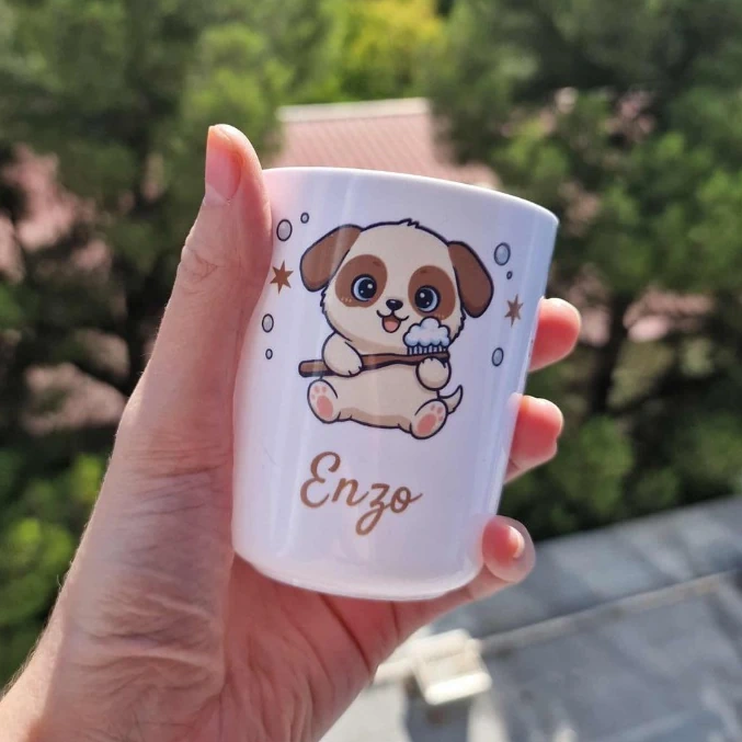 gobelet personnaliser enfant chien